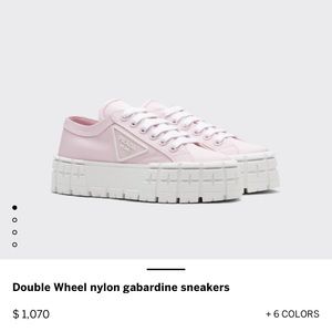 Pink Platform Prada shoes